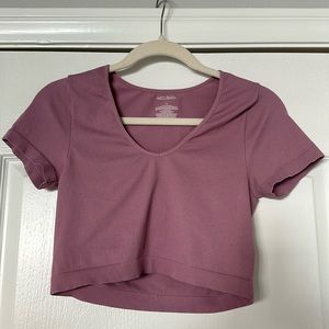 Lavender crop top